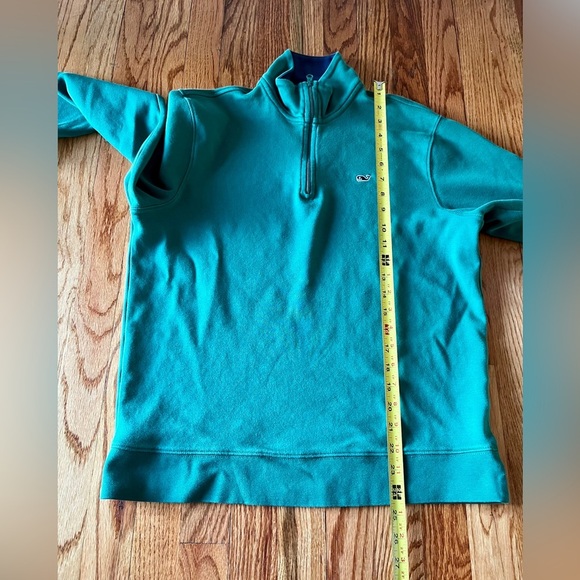Vineyard Vines Women’s 100% Quarter Zip Sweater Green. Small - Picture 5 of 7